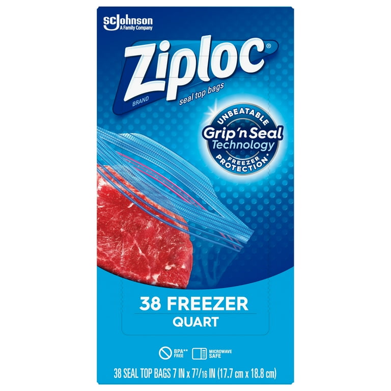 Ziploc Freezer Quart Bags : Target