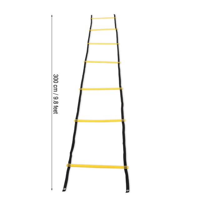 Strong Training Ladder Agility, Portable Practical Foldable Agility Ladder, Flexible for Boost Quickness Foot Speed Dynamic Flexibility Coordination