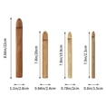 thumbnail image 2 of Raindrops 4Pcs Knitting Crochet Hook Round Wood Crochet Accessories for Beginners, 2 of 8