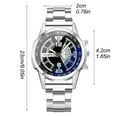 thumbnail image 4 of MODIYA Fashion Stainless Steel Quartz Watch for Men, 4 of 8