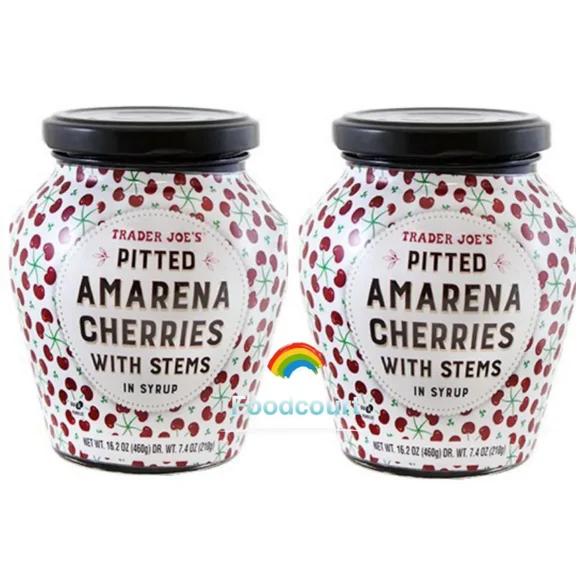 2 Packs  Pitted Amarena Cherries in Syrup 16.2 oz Each Pack