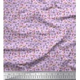 thumbnail image 1 of Soimoi Cotton Jersey Fabric Earthworm,Fruit & Insect Print Fabric by The Yard 58 Inch Wide, 1 of 3