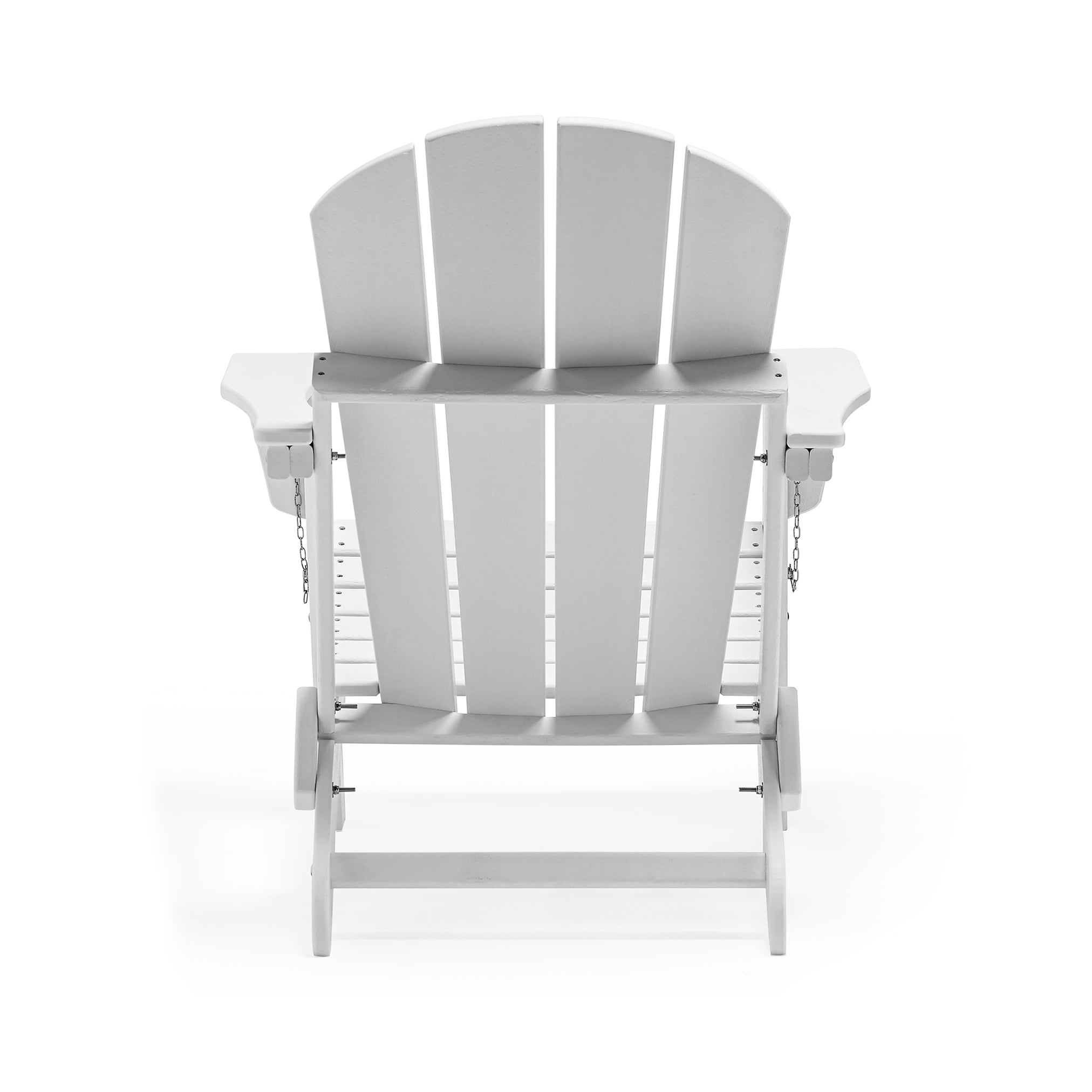 PORCHSIDE Outdoor Folding Adirondack Chair (Set of 2), White