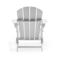 thumbnail image 6 of PORCHSIDE Outdoor Folding Adirondack Chair (Set of 2), White, 6 of 9
