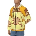thumbnail image 2 of Lsque Sanrio for Mens Full-zip Hoodie, Zip-up Pullover Hooded Sweatshirt, Kangaroo Pocket Hoodie Ideal for Daily Wear, Travel, and Home-3X-Large, 2 of 8