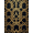 Black, Pattern 1, variant on ODIKA 4'x6' Machine Washable Non-Slip Area Rug, Oriental Gold High Traffic Rug, Black, 1246980