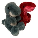T-REX & VELOCIRAPTOR Dinosaur Mini Flopsie 8" Stuffed Animal Plush by ...