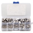 thumbnail image 1 of Ensemble d'Écrous de Verrouillage TureClos 320pcs Universal Worker Fixation Ecrou Composants Pièces d'Écrous de Serrage en Acier Inoxydable Assortiment de Pièces Remplacer le Composant, 1 of 1