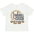 thumbnail image 3 of Inktastic Baseball Cousin Pass the Snacks Boys or Girls Toddler T-Shirt, 3 of 5