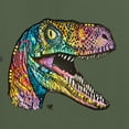 thumbnail image 2 of Dean Russo Raptor Animal Lover Men's Graphic T-Shirt, Military Green, X-Large, 2 of 6