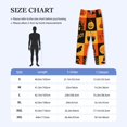thumbnail image 4 of Hirioo Halloween Banner Symbols for Men's PJ Pajama Pants Sleep Pants Men's Home Trousers with Pockets,S-3XL-X-Large, 4 of 6