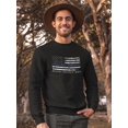 thumbnail image 2 of Thin Blue Line American Flag. Sweatshirt Men -GoatDeals Designs, Male 5X-Large, 2 of 4