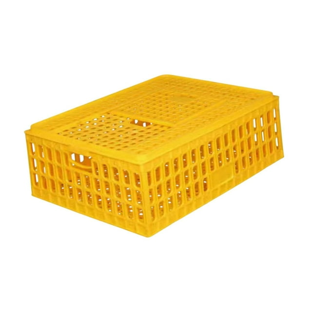 BELOVING Poultry Carrier Crate Chicken Carrier Crate Sturdy for Chickens Hens Rabbits 75x55x19cm