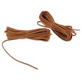 thumbnail image 4 of 2pcs 5m Leather Cord Lace Flat Rope Thread String DIY Jewelry Making Tan, 4 of 6