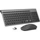 thumbnail image 1 of Set de teclado y ratón JOYACCESS 2.4G inalámbrico negro gris, 1 of 7