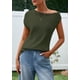 thumbnail image 2 of Blusa Tipo Túnica PRETTYGARDEN para Mujer con Hombros Descubiertos en Verde Militar, 2 of 9