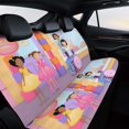 thumbnail image 4 of Pinkalicious y Peterrific-theme Car Rear Seat Covers Back Elastic Flexible Car Seat Covers Decorative Fits Most Cars 120x59x76cm, 4 of 6