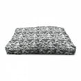 thumbnail image 4 of Floral Pet House, Greyscale Composition with Vintage Design Inspirations Nostalgic, Outdoor & Indoor Portable Dog Kennel with Pillow and Cover, 5 Sizes, Charcoal Grey Pale Grey, by Ambesonne, 4 of 5