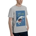 thumbnail image 2 of Bingfone Great White Shark Men'S Loose Fit Short-Sleeve Pocket T-Shirt, 2 of 7