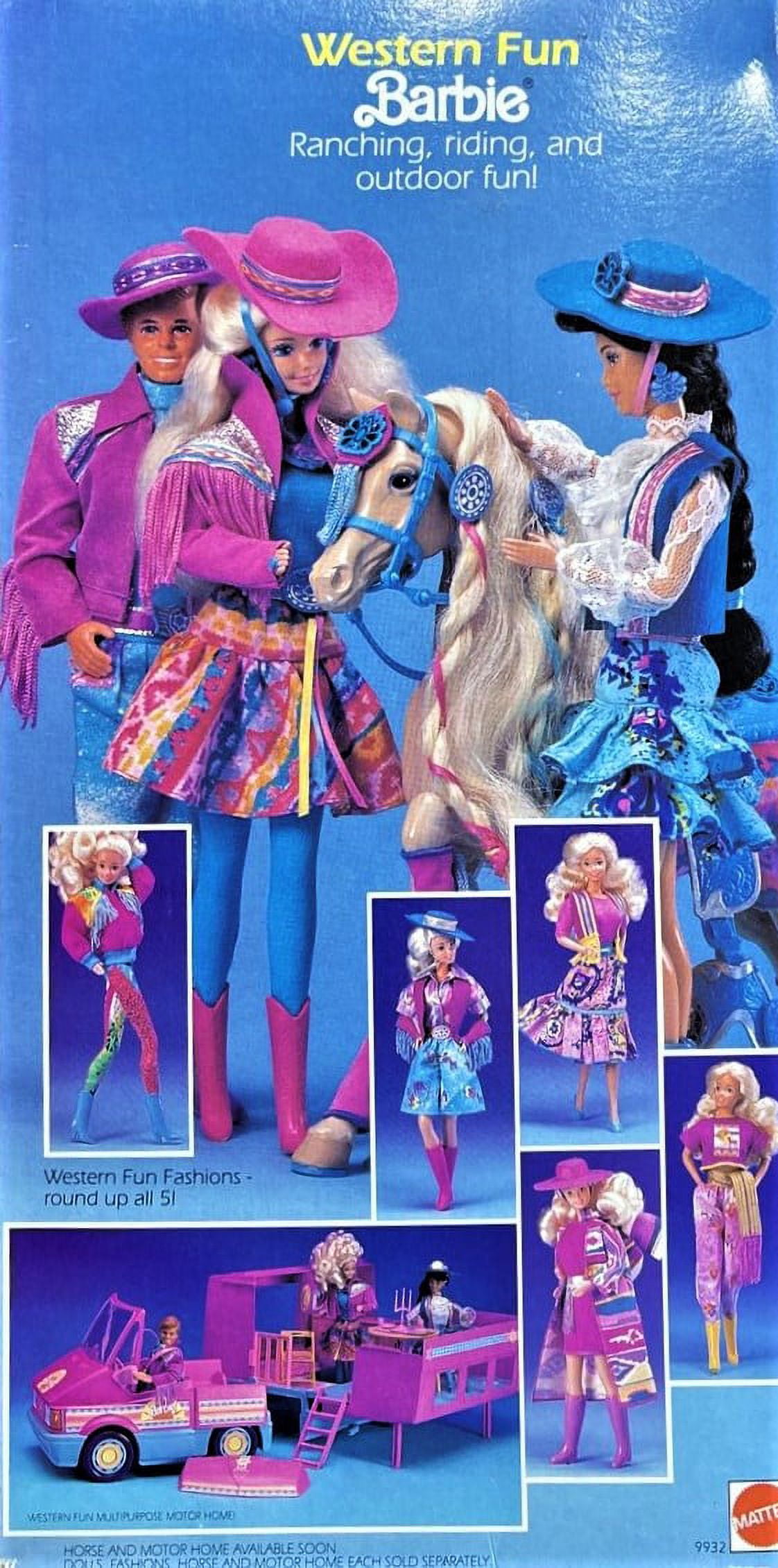 Western Fun Barbie - #9932 - Mattel