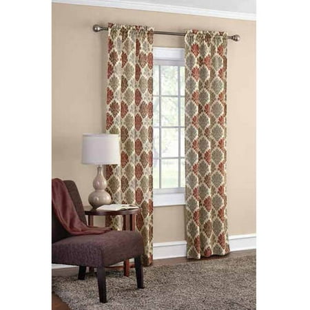 mainstays mini damask panel pair - walmart mainstays mini damask panel pair - walmart