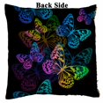 thumbnail image 2 of PKQWTM Flying butterflies on a black background Raster Reversible Mermaid Cushion Cover Home Decor Sequin Pillow Case Size 20x20 inches, 2 of 2