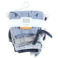 thumbnail image 2 of Hudson Baby Infant Boys Shorts Bottoms 4-Pack, Blue Elephants, 0-3 Months, 2 of 3