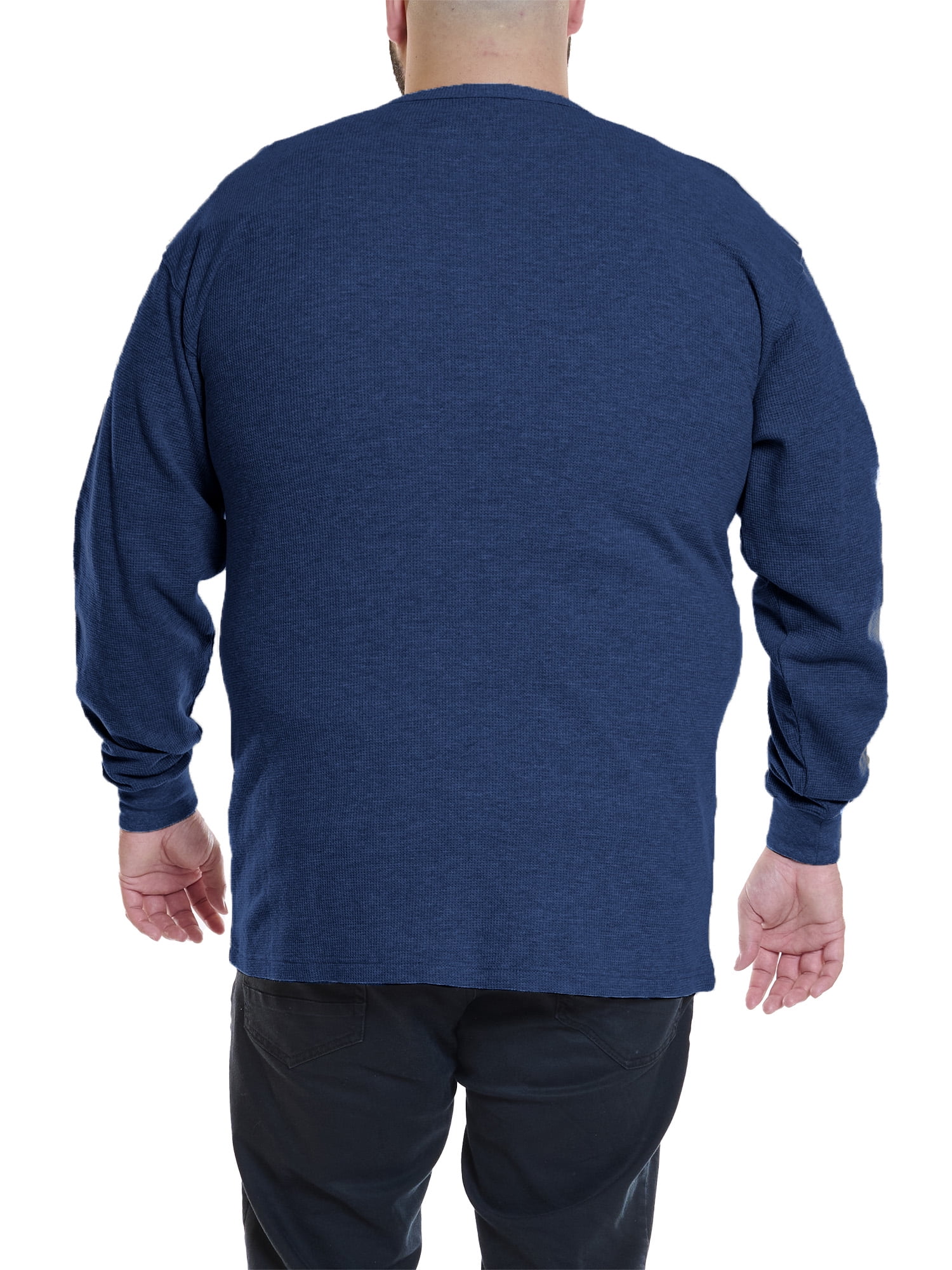 Wrangler Men's Big and Tall Long Sleeve Thermal Pocket T-Shirt ,Big size up to 6XL and Tall Size up to 5XT