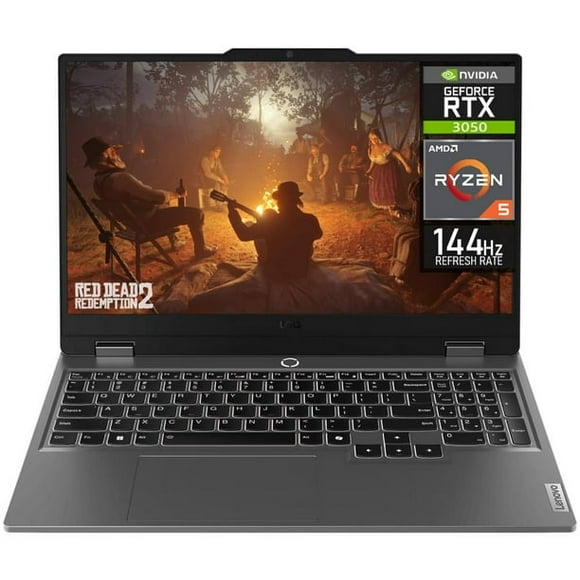 Laptop Gamer Lenovo LOQ 15ARP9 15.6" FHD 144Hz | AMD Ryzen 5 7235HS | RTX 3050 6GB | 8GB RAM DDR5 | 512GB SSD | Windows 11 Home |Teclado Español