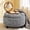 Light Grey, variant on Arouseden 25" Black Storage Ottoman Round,Tufted Ottoman with Tray,Accent Ottoman, Fabric Ottoman Coffee Table,Round Couch Ottoman with Storage for Living Room