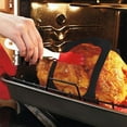 thumbnail image 5 of MERILER Heat-Resistant Thanksgiving Roast and Turkey Lifter - Non-Stick, Dishwasher Safe for Easy Cooking and Carving, 5 of 6