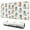 Dinosaurs with Hatching, variant on Long Mouse Pads for Desk,Gray Dinosaur Skeletons Fossils Pattern Desk Mats on Top Of Desks, Desk Mouse Pad Extra Large with 3mm Non-Slip Base and Stitched Edge for Gaming,Office,Work,Home 31.5"x11.8"