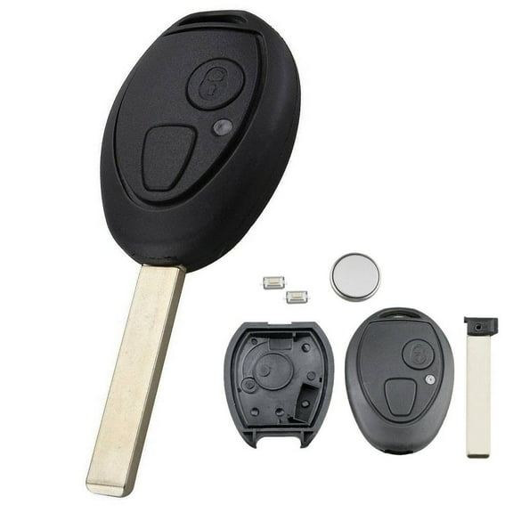 2 Button Remote Key Shell Case Cover for BMW MINI Cooper R50 R52 R53 Rover 75 MG ZT