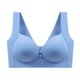 thumbnail image 1 of Sujetador invisible sin costuras para mujer, ropa interior fina sin aros, talla grande, copa completa, parte superior fruncida, sujetador de coleccionista, 1 of 1