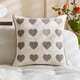 thumbnail image 1 of Funda de almohada bordada con corazón para el Día de San Valentín | Funda de cojín decorativa | Funda de cojín de poliéster para sofá y dormitorio, 1 of 7