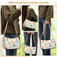 thumbnail image 4 of FORMRS Womens Shoulder Bag with Chain Strap Clutch Purse Cute Tote Handbag, Floral Easter Eggs, 4 of 7