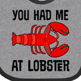 thumbnail image 4 of Inktastic Funny Lobster Lover Kids Seafood Boys or Girls Baby Bib, 4 of 4