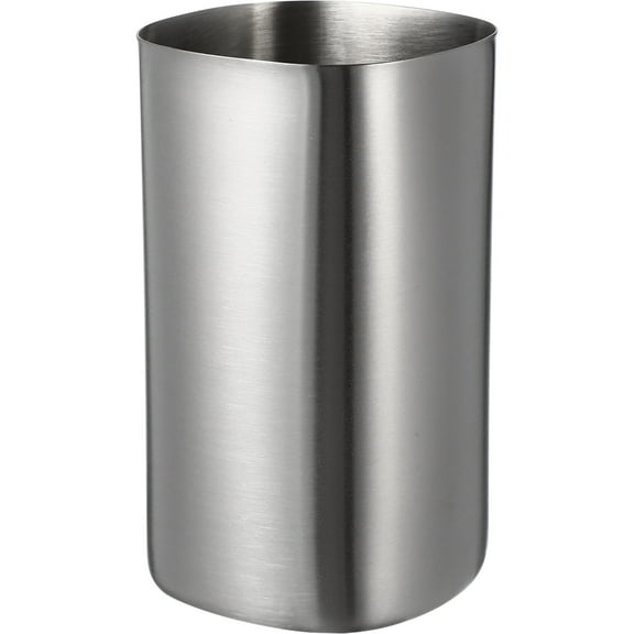 FRCOLOR Round Square Mouth Water Cup Stainless Steel 1Pc