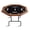 Brown PU black cloth Steel cup, variant on Octagon Poker Table 47 Inch, 8-Player Foldable Casino Game Table with Deep Cup Holders, Padded Armrests & Water-Resistant Felt