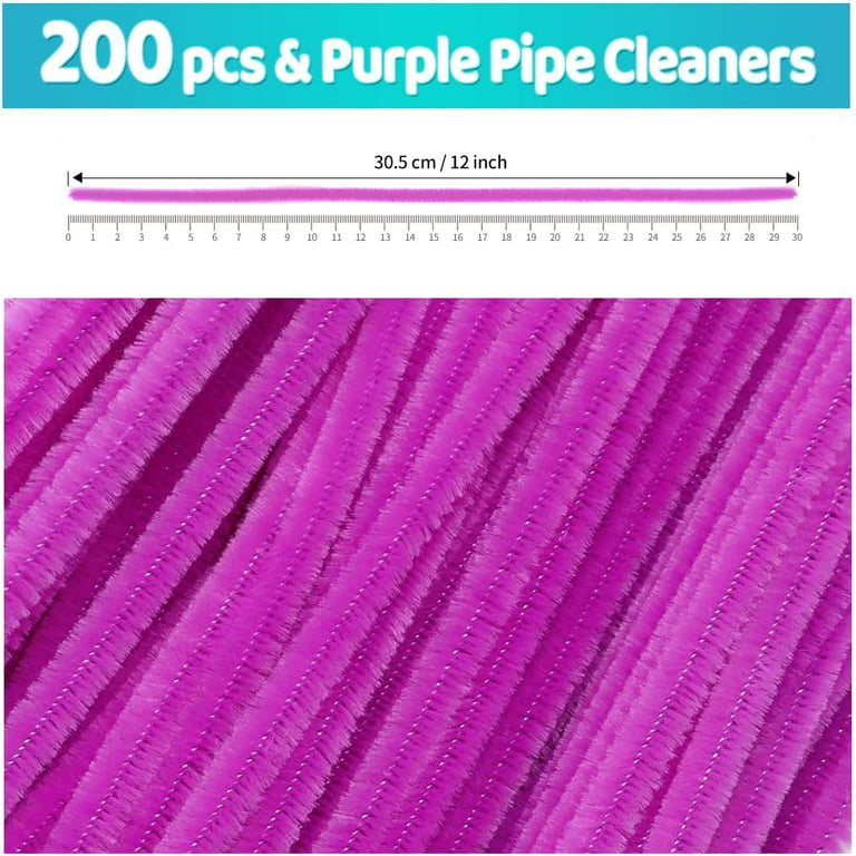 Vaessen Creative • Pipe Cleaners 6mm 50pcs 30cm Purple nel 2023