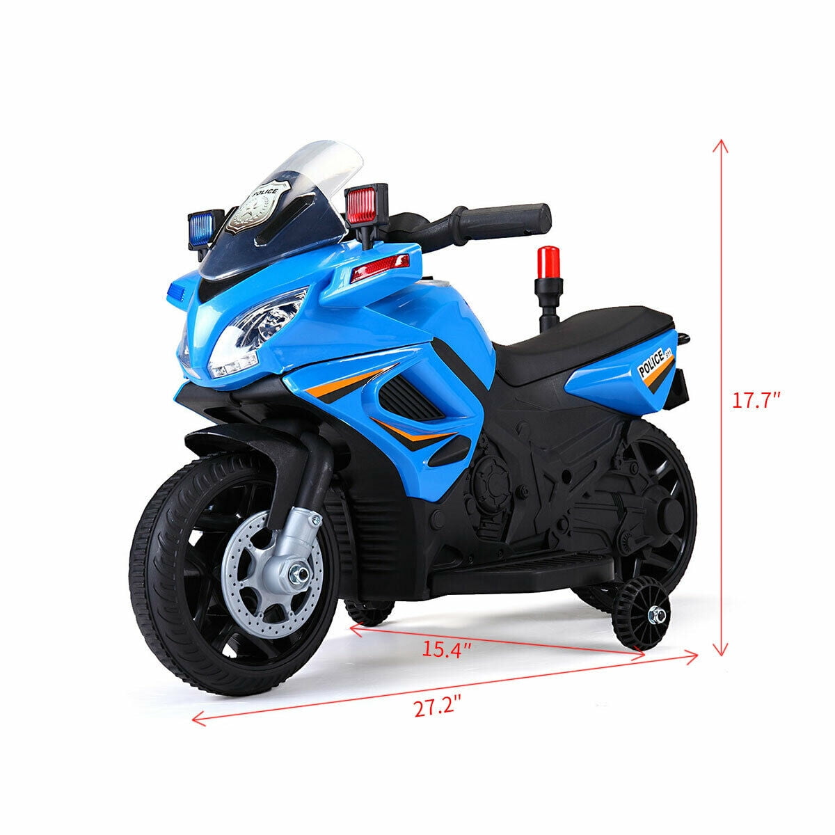 Kepooman 6V Electric Ride On Motorcycle for Kids, Battery Powered Ride-on Toy for Boys Girls, 4 Wheels, Gifts, Blue Kepooman 6V Electric Ride On Motorcycle for Kids, Battery Powered Ride-on Toy for Boys Girls, 4 Wheels, Gifts, Blue