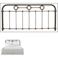 thumbnail image 3 of Madera Complete Metal Bed and Steel Support Frame with Intricate Carved Castings and Brass Color Plated Designs, Rustic Green Finish, King, 3 of 3