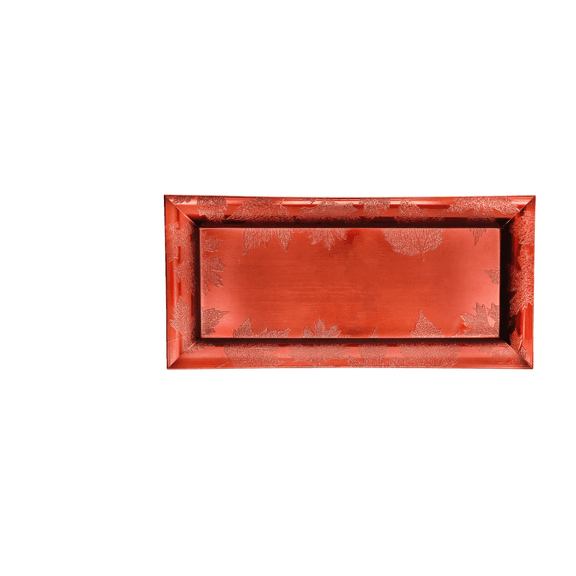 Elegant Fall Leaves Rectangular Charger Plate - Perfect for Dinner Parties and Thanksgiving Dinners