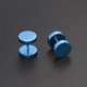 thumbnail image 2 of Pendientes de barra de acero de titanio con personalidad de moda simple para hombres y mujeres, pastel redondo de acero inoxidable, 2 of 5