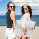 thumbnail image 5 of Beach Bag Waterproof Sandproof Women Tote Bag Pool Bag with Zipper for Gym Grocery Travel with Wet Pocket, 5 of 5