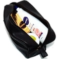 thumbnail image 4 of Jaald Men's Black Genuine Leather Toiletry Bag Waterproof Dopp Kit Shaving Bags and Grooming kit, 4 of 7
