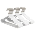 thumbnail image 2 of 10 Pack Children’S White 12X7 in Closet Hangers, Non Slip Hangers, Space Saving Closet Hangers, Metal Hangers for Clothes, Lightweight No-Trace Design for and Kids Garment Storage, 2 of 4