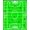 Green, Pattern 14, variant on ODIKA 8'x10' Washable Area Rug Non-Shedding, Easy Care, Soccer Field Stadium Border Athletic Aglity Theme Decorations for King Size Bedroom Under Bed, Master Suite
