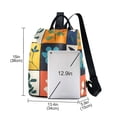 thumbnail image 3 of FORMRS Women's Travel Backpack Purse Anti-Theft Hidden Pockets Casual Shoulder Bag, Floral Patterns, 3 of 7