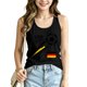 thumbnail image 2 of Women's Football Graphic Tank Tops, Women's Sleeveless Running Tank Top, Breathable Lightweight Sports Vest for Workout, Gym, Yoga, Training for Soccer Tournament 2026 Black Size: 2XL, 2 of 5